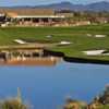 View of the 18th hole from the The Stadium Course at TPC Scottsdale