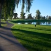 A view of a tee at Grand Canyon University Golf Course.