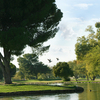 A view over the water of green at Paradise Valley Park Golf Course