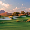 A view of undulating bunkers protecting a hole at Scottsdale National Golf Club