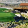 A view of green #7 at Laughlin Ranch Golf Club