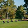 A view of the driving range tees at Mesa Country Club