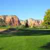 A view of a green at Canyon Mesa Country Club