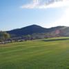 A view from a fairway at Queen Valley Golf Course