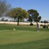 A view of the practice putting green at Quail Run Golf Course