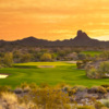 Sunset over #14 on Wickenburg Ranch Golf Course