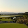 View from the yellow 18th tee at Las Sendas Golf Club 