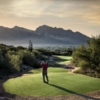 Sunrise view from the 9th tee Canada Course at El Conquistador Golf & Tennis