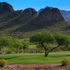 A view of the practice range at Gold Canyon Golf Resort