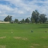 A view of the practice area at Sunland Village Golf Course