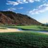 A view of a well protected green at Silverleaf Golf Club.