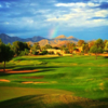 A view of a tee at Gainey Ranch Golf Club.