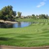 A view of a green at Gainey Ranch Golf Club.