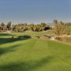 A view of a tee at Gainey Ranch Golf Club.
